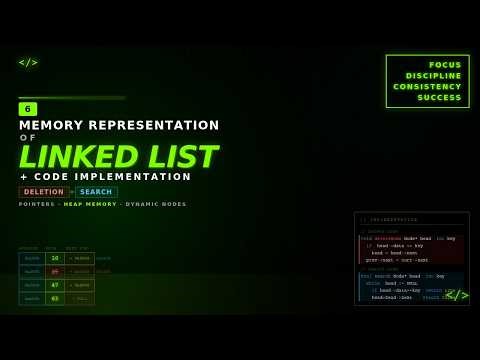 Lecture -06 Memory Representation Of Linked List and Code Implementation