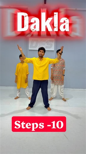 Dakla Basic Steps-10 Tutorial | Ramti aave #shorts #garba #trendingshorts #kunalmore #dakla #explore