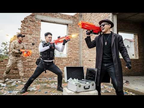 LTT Game Nerf Guns : Hero SEAL X Foils Obsidian Order Crime With Elite Nerf Guns