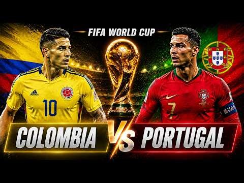 FIFA World Cup 2026 LIVE | Colombia Vs Portugal LIVE | Colombia Vs Portugal LIVE SCORE