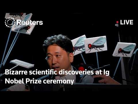 LIVE: Bizarre scientific discoveries highlighted at Ig Nobel Prize ceremony