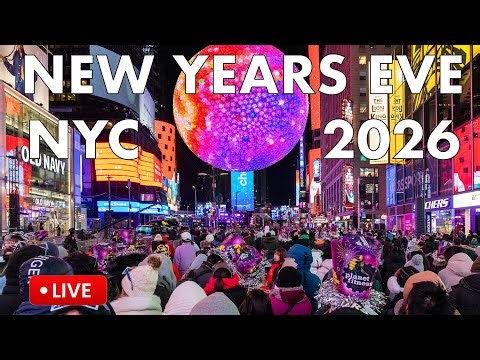 New York City LIVE New Years Eve Times Square NYC 2026 Celebration
