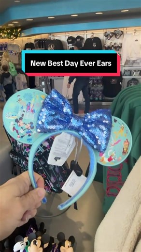 New Best Day Ever ears have landed at WDW! 🏰✨ Featuring fun park icons and favorite characters on the ears 😎 Tag your park buddies who need these! 📝 #disneyparks #wdw #waltdisneyworld #disneymerchandise