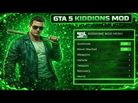 [NEW] GTA 5 Mod Menu PC 2026 / Free Kiddions Cheat, Money Hack & Online Mods (WORKING)