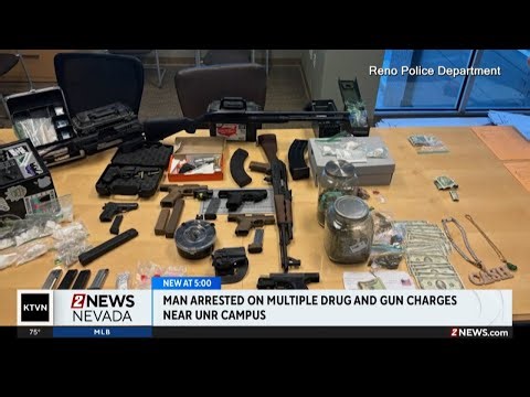 Suspect arrested near UNR on multiple drug and gun charges