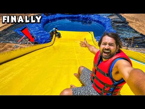 Finally Biggest Water Slide Is Complete…🥹 | Personal Water Park | Part-3 | DAY 47