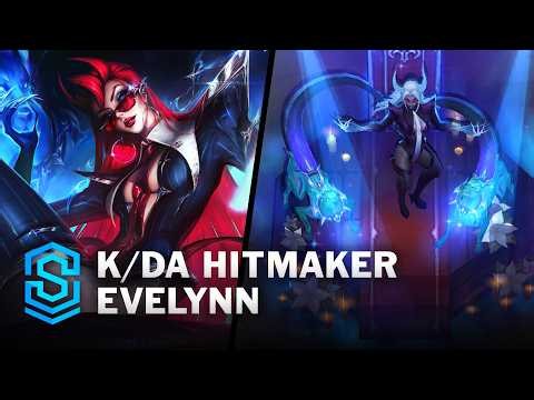 K/DA Hitmaker Evelynn Skin Spotlight - Pre-Release - PBE Preview - League of Legends