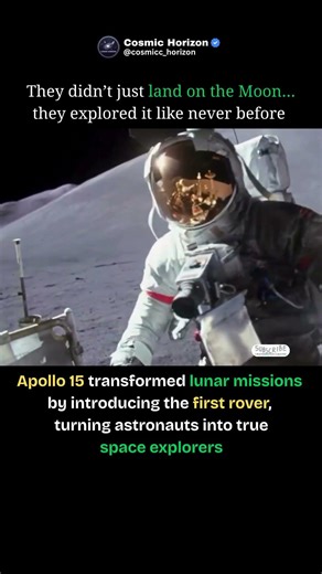 Apollo 15 Changed Everything 🚀 The First Rover on the Moon 🌕 #space #planet #trending #viralvideo