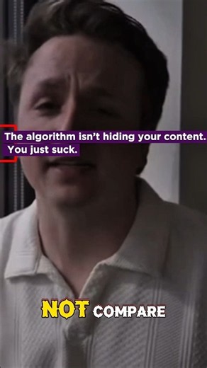 THE ALGORITHM ISN'T HIDING YOUR CONTENT. YOU JUST SUCK. BY THE PRIMEAGEN