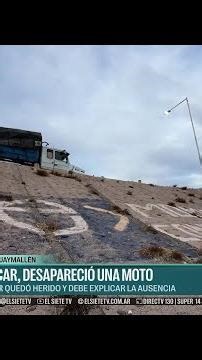 Un accidente terminó con un motociclista HERIDO y su ACOMPAÑANTE llevándose la MOTO