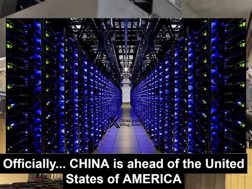 UNUSUALCHINA officially surpasses the UNITED STATES OF AMERICA.Four days ago, China’s HUAWEI announced the world’s fastest supercomputer, LINESHINE, with a speed of 2.1 quintillion operations per second — that’s a 1 followed by 18 zeros.To imagine its scale: running this machine consumes 42 megawatts, enough to power tens of thousands of homes.What does China gain from this supercomputer?1. It allows China to conduct virtual nuclear tests with extremely high accuracy, reducing the need for real 