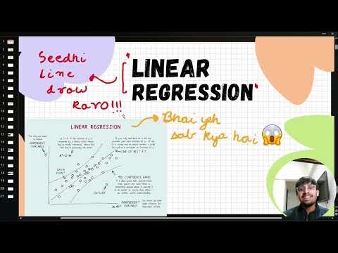 Linear Regression and Gradient Descent with Real Life Examples - full explanation in Hindi