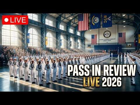🔴LIVE U.S. Navy RTC Bootcamp Graduation Ceremony-August 20, 2026 Recruit Training Command Great Lake