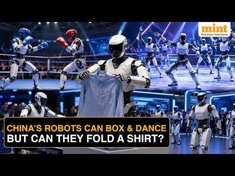 China’s World Robot Conference Puts Humanoids On Display As They Dance, Box And Play Ping Pong