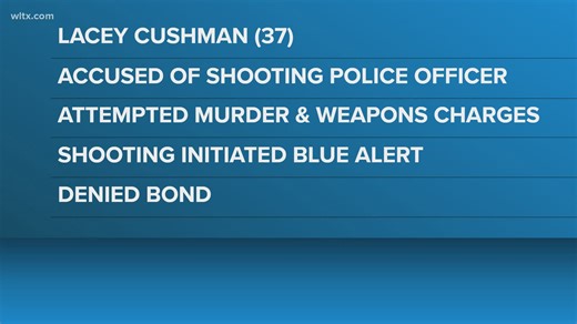 SLED releases list of charges against woman accused of shooting at SC police chief