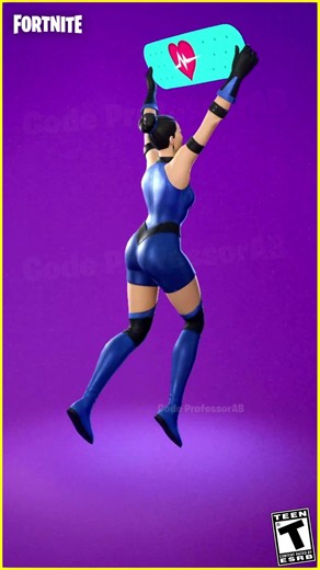 Fortnite Big Bandage Chase Emote Kitana Skin Thicc 🍑😜😍