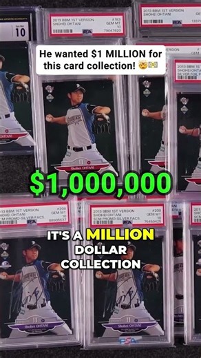 He Wanted $1 MILLION for This Ohtani Card Collection 😮