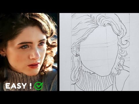 How to draw Nancy Wheeler Stranger Things 5 | Easy Girl Drawing Tutorial | YouCanDraw