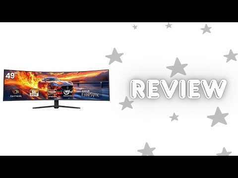 Review: CRUA 49 Inch DQHD 165Hz Ultrawide Curved Gaming Monitor 5120x1440 32:9
