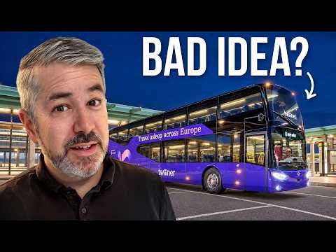 14 Hours on Europe's FIRST CLASS Sleeper Bus