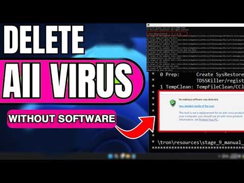 How to Remove All Viruses from Windows 10 & 11 Without Software | Easy Method