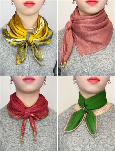 how to wear Scarf #scarf #fashion #style #girls | Art & Craft