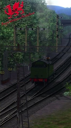 [TSC Shorts 113] GWR no.6626 moves off shed at Llandeerdog, on the Penwyth valley railway.