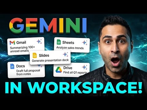 Google Workspace biggest UPDATE - GEMINI NOW Works EVERYWHERE