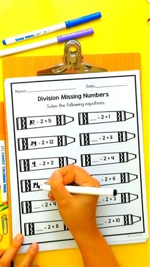 Division Missing Numbers Worksheets | Strengthen Division Fluency Step by Step