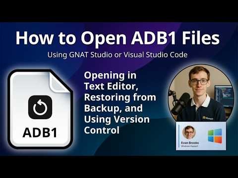 How to Open ADB1 Files (Ada Body Backup)