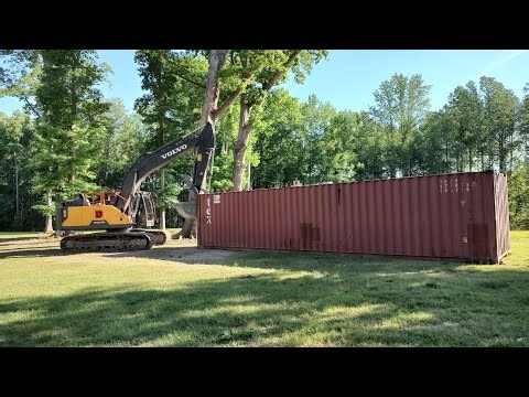 Building Bealy's Shipping Container Shop Pad