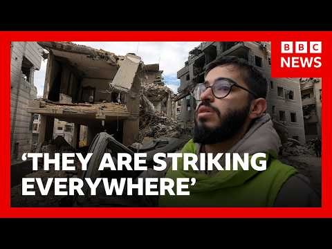 Paramedics in Lebanon speak to BBC after Israeli strikes | BBC News