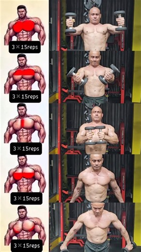 Dumbbell Chest Workout for Size, Strength & Definition #shrots #fitness #motivation