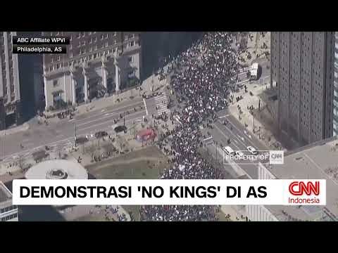 Demonstrasi 'No Kings' di AS, Dipicu Kekecewaan Terhadap Kepemimpinan Trump