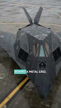 F 117 Nighthawk the Strange Metal Grid That Helped Hide Its Engines #militaryaviation #aviation
