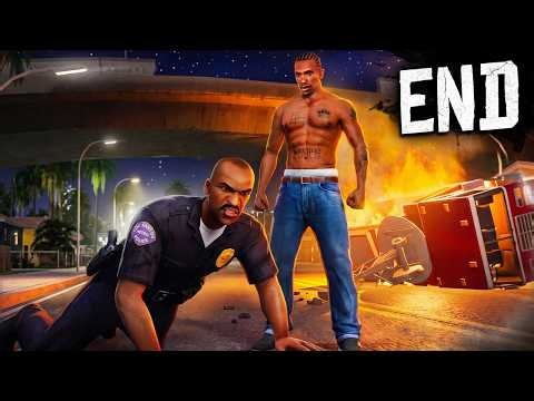GTA San Andreas Ending - TAKING BACK THE HOOD..