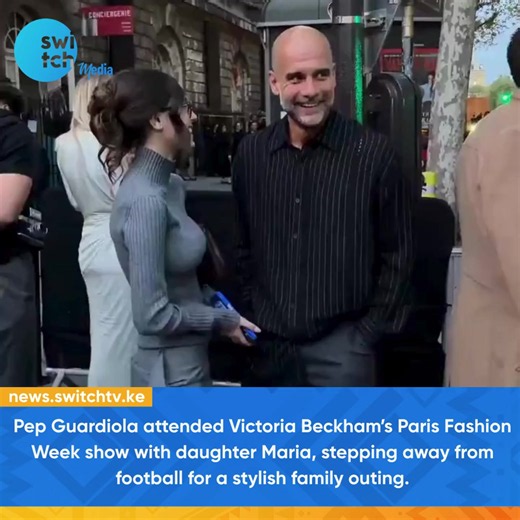 Pep Guardiola swapped the football pitch for Paris Fashion Week! The former Manchester City manager attended Victoria Beckham’s Spring/Summer 2027 show at La Conciergerie with his daughter Maria. Guardiola drew attention for his relaxed look and effortless style as he enjoyed a father-daughter outing away from the football spotlight. #PepGuardiola #VictoriaBeckham #ParisFashionWeek #MariaGuardiola #FashionWeek