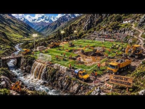 DIY Mini Football Pitch Flood & Full Rebuild | Flash Flood Emergency | Miniature Restoration Project