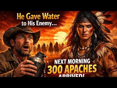 He Gave Water to a Dying Apache Enemy — Next Morning 300 Warriors Surrounded His Ranch