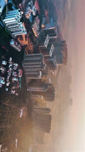 Morning mist and golden rays over Bhartiya City, Tanisandra, Bengaluru!