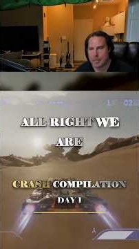 Crash compilation #1 💥 'We're gonna get into some Galactic Racer' (Day 1) #GalacticRacer