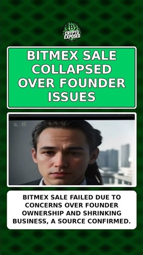 BITMEX SALE COLLAPSED OVER FOUNDER ISSUES