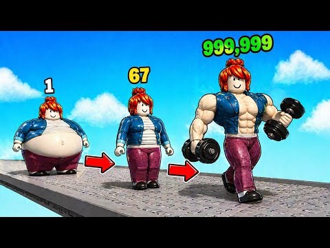 FAT NOOB → BODYBUILDER 😱 (Roblox)