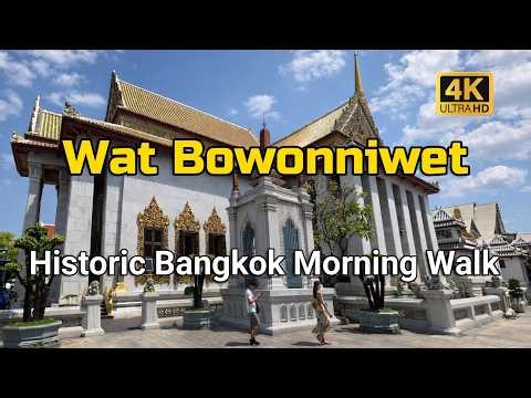 Wat Bowonniwet to Democracy Monument - Historic Bangkok Morning Walk | Raw Asia Uncut | RAU 041
