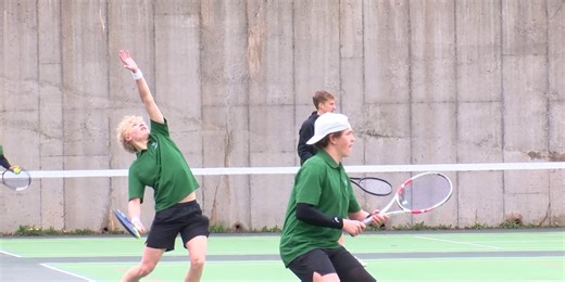 Rock Ridge boys tennis defeats Duluth East in afternoon showdown