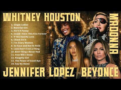 Madonna, Jennifer Lopez, Beyonce And Whitney Houston: Dance Anthems And Love Songs Mix.
