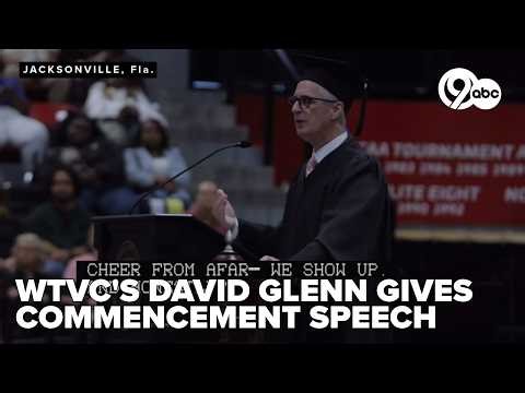 NewsChannel 9's Chief Meteorologist David Glenn gives commencement address at Jacksonville State