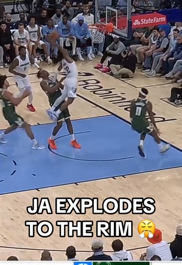 WELCOME BACK JA 🔥 #nba #basketball #jamorant #grizzlies #nbabasketball