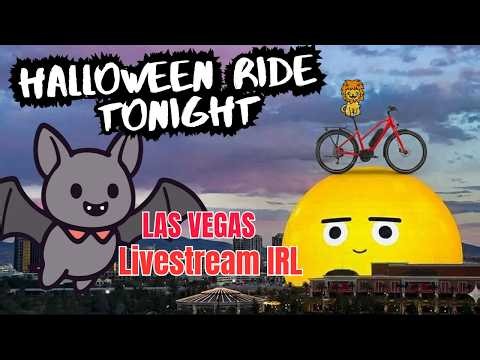 LIVE Las Vegas Group Bike Ride & NEW Distrikt Food Hall, Downtown Vegas Livestream IRL