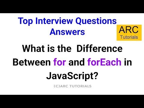 Javascript difference between for and forEach | JavaScript Loop Interview Question You Must Know
